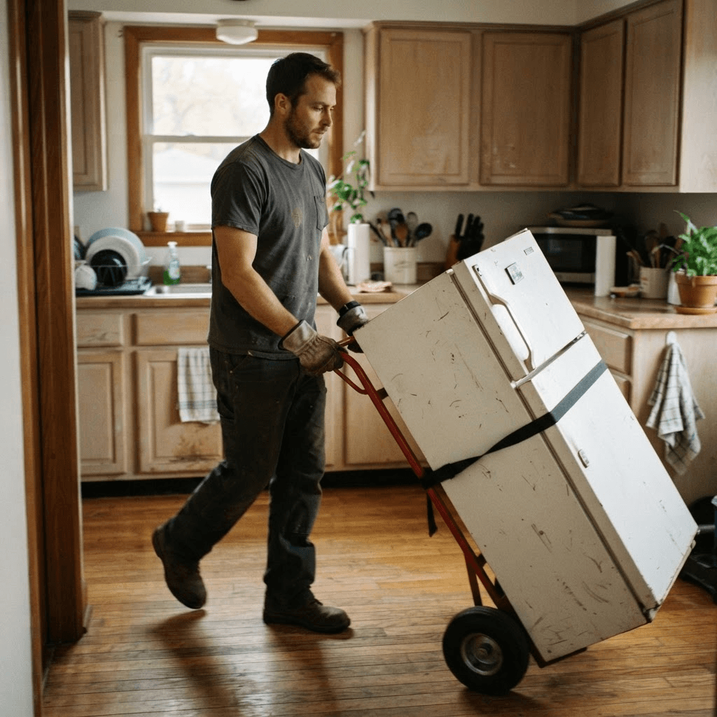 Appliance Removal in progress